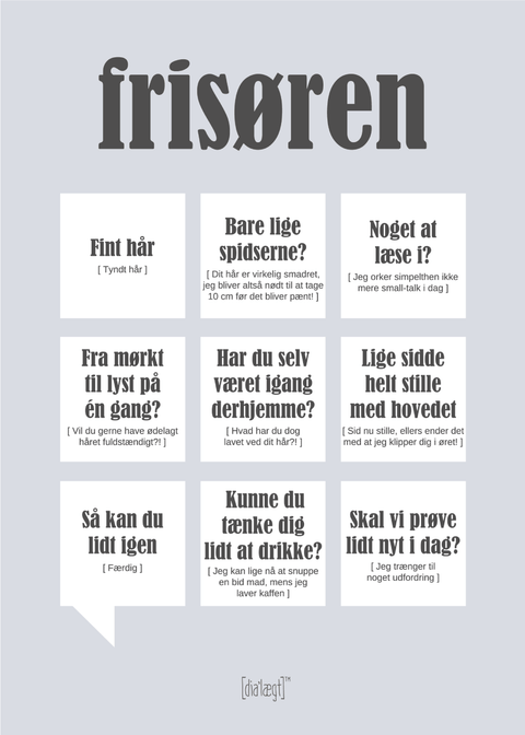 Frisøren plakat