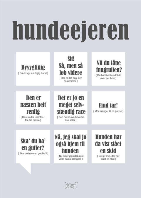 Hundeejeren plakat