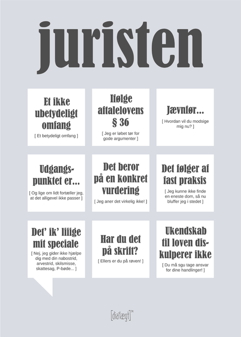 Juristen plakat