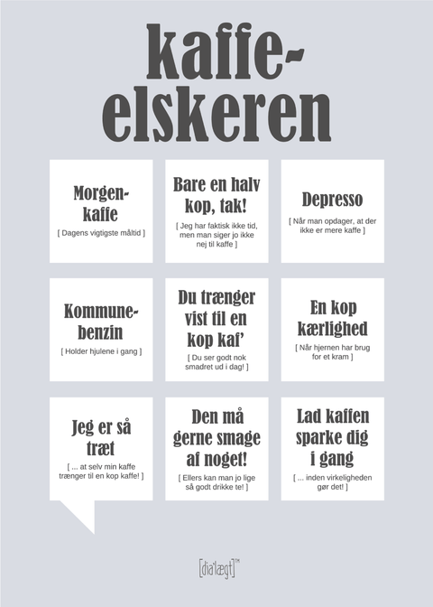 Kaffeelskeren plakat