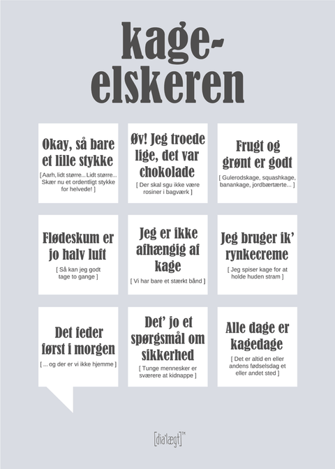 Kageelskeren plakat