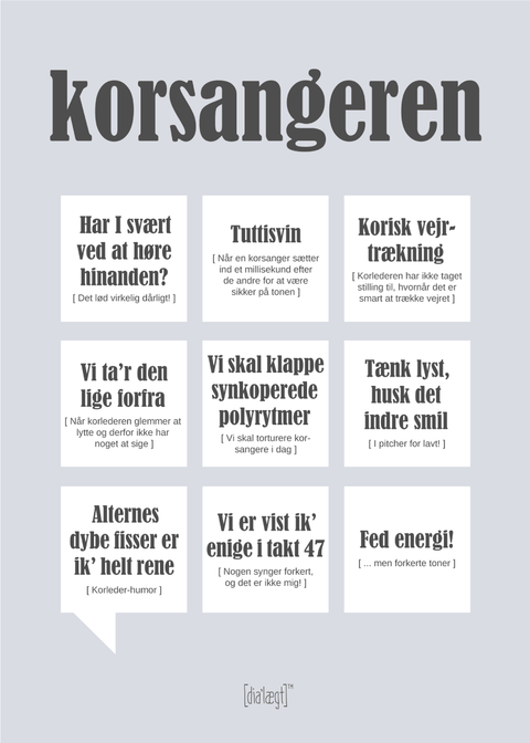 Korsangeren plakat