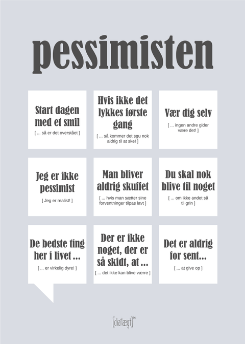 Pessimisten plakat