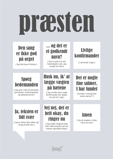 Præsten plakat