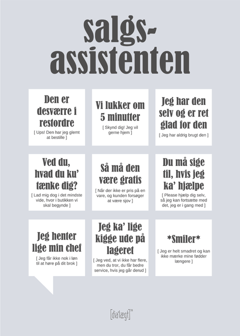 Salgsassistenten plakat