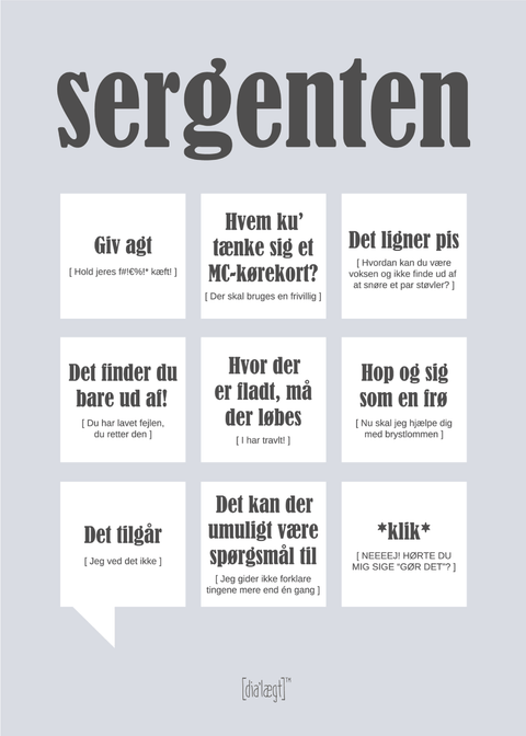 Sergenten plakat