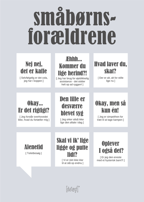 Småbørnsforældrene plakat