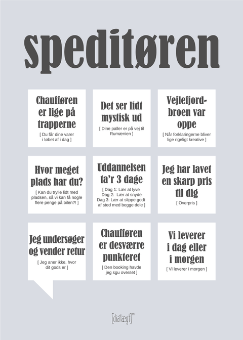 Speditøren plakat