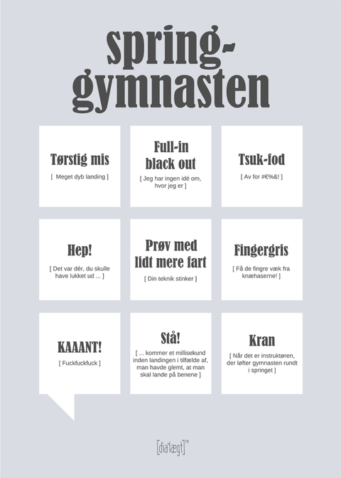 Springgymnasten plakat