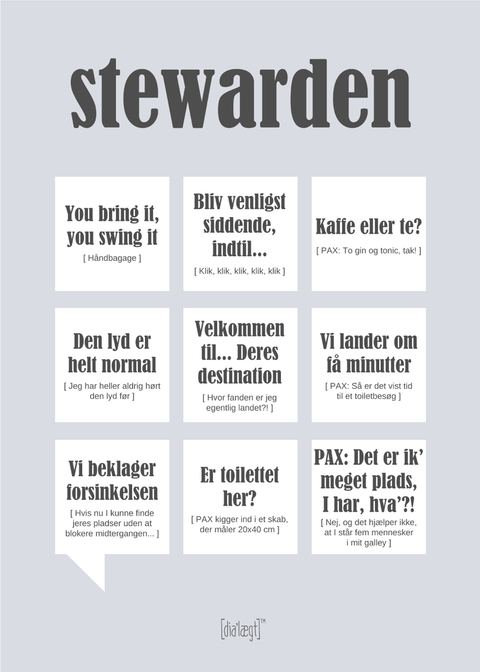 Stewarden plakat