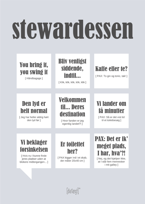 Stewardessen plakat