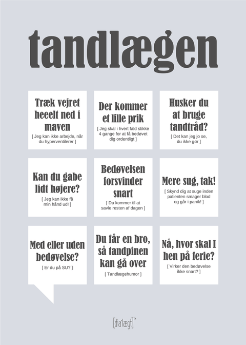 Tandlægen plakat