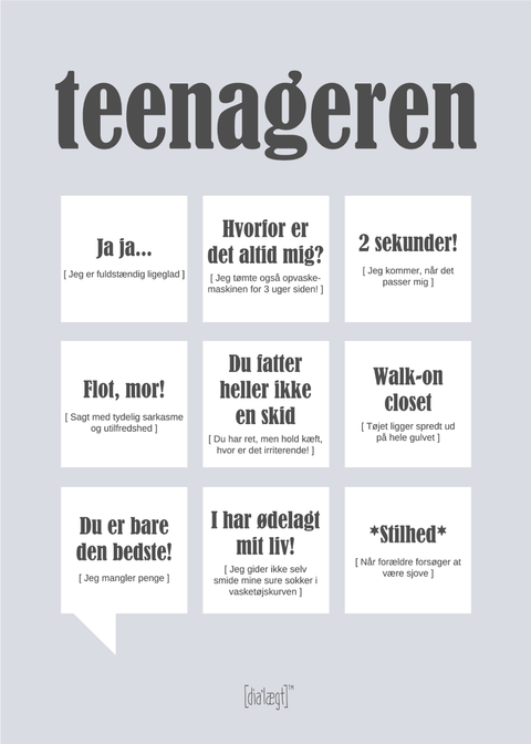 Teenageren plakat