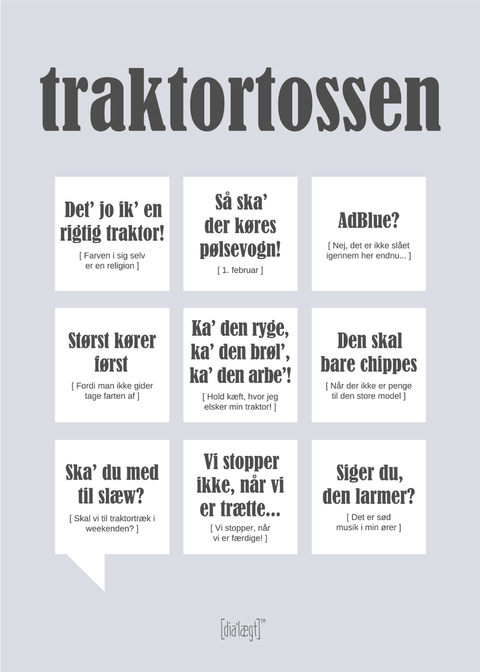 Traktortossen plakat