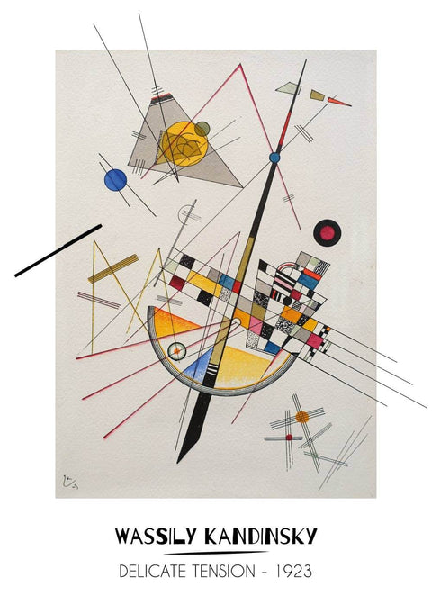 Delicate tension - Wassily Kandinsky