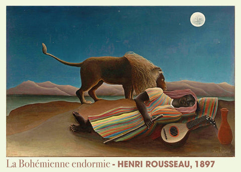 La Bohémienne endomie - Henri Rousseau