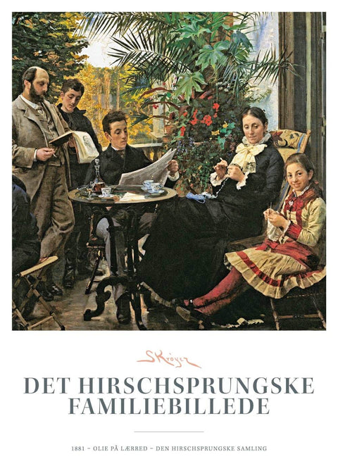 Familiebillede - P.S. Krøyer plakat