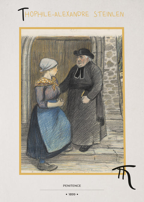 Penitence - Théophile Steinlen museumsplakat