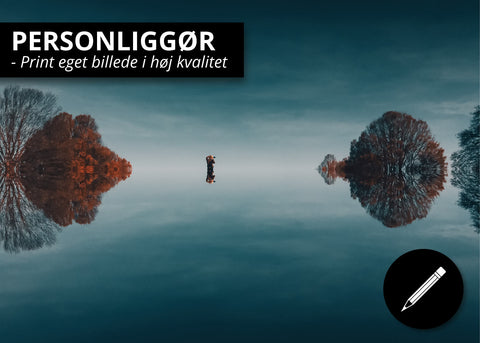 Fotokunst plakat med eget billede (liggende/landskab)