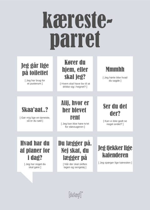 Kæresteparret plakat