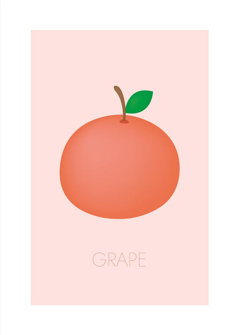 Grape - Børneplakat