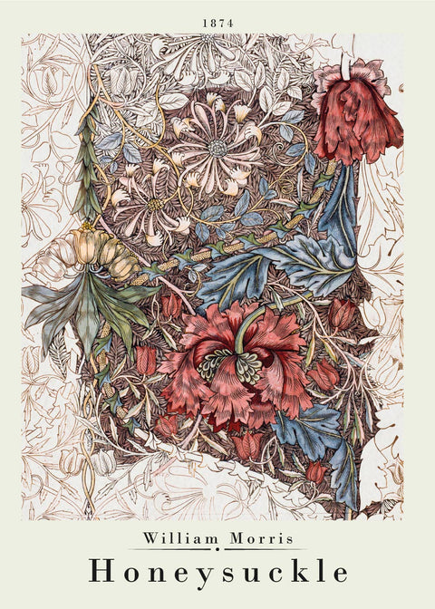 Honeysuckle ll - William Morris kunstplakat