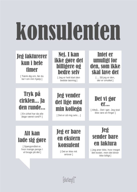 Konsulenten plakat