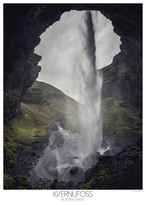 Kvernufoss - Brian Lichtenstein plakat