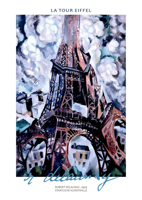 La tour Eiffel - Robert Delaunay kunstplakat