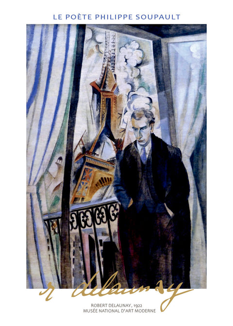 Le poéte Philippe Soupault - Robert Delaunay kunstplakat