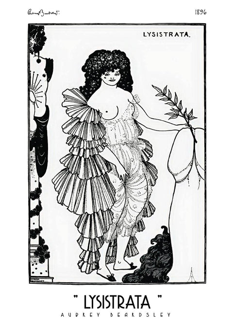 Lysistrata - Aubrey Beardsley kunstplakat