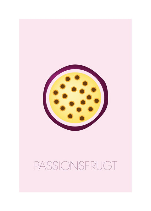 Passionsfrugt - Børneplakat