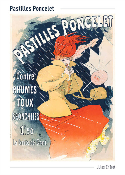 Pastilles poncelet - Jules Chéret kunstplakat