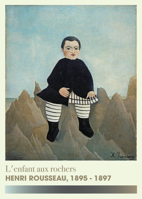 L'enfant aux rochers - Henri Rousseau