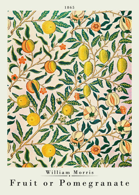 Fruit or pomegranate - William Morris kunstplakat