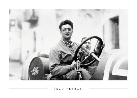 Enzo Ferrari - Plakat