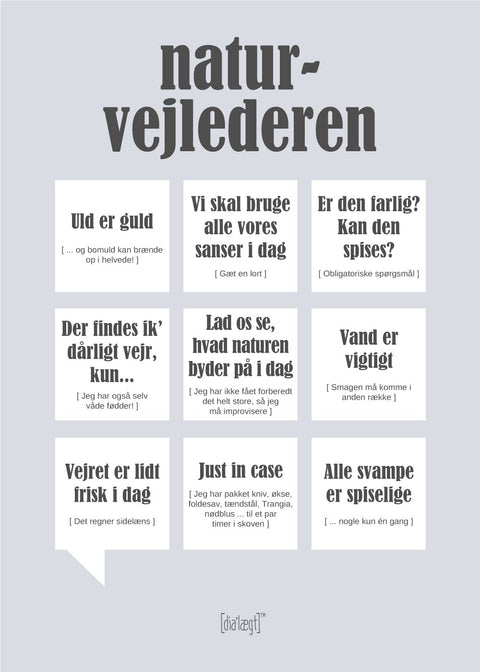 Naturvejlederen plakat