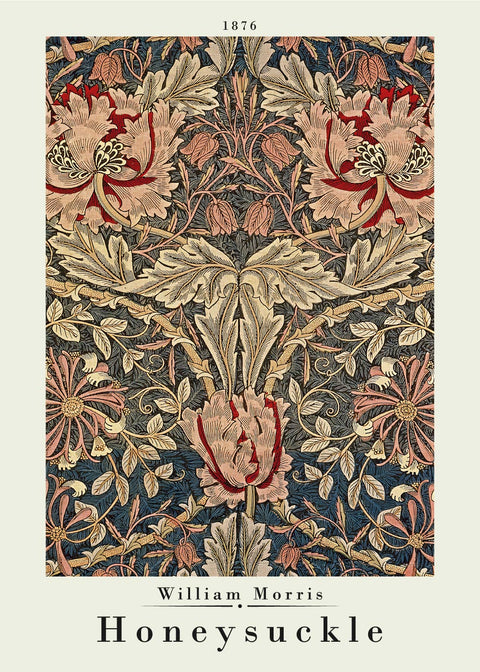 Honeysuckle - William Morris kunstplakat