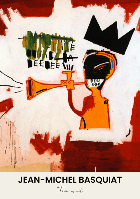 Trumpet - Jean-Michel Basquiat kunstplakat
