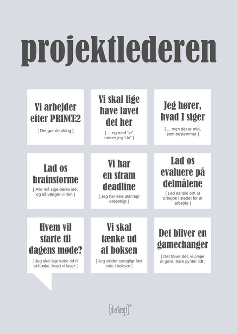 Projektlederen Plakat