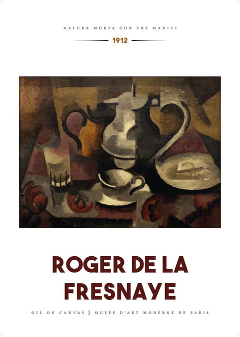 Natura morta con tre manici - Roger de La Fresnaye