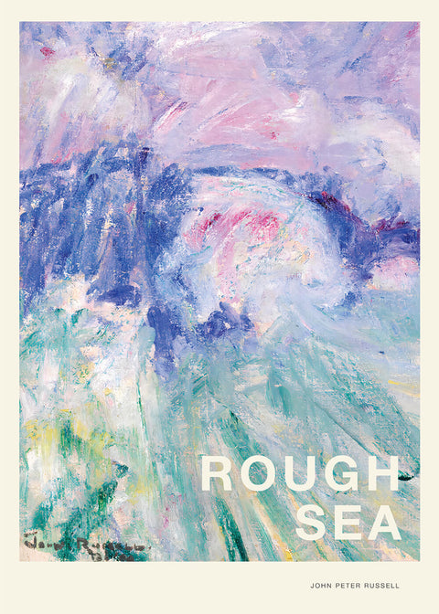 Rough sea - John Peter Russell kunstplakat