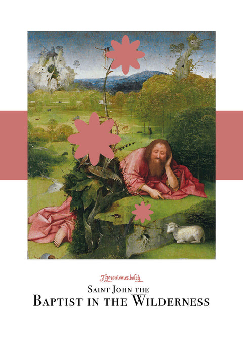 Saint john the baptist of the wilderness - Hieronymus Bosch museumsplakat