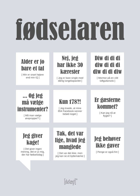 Fødselaren plakat