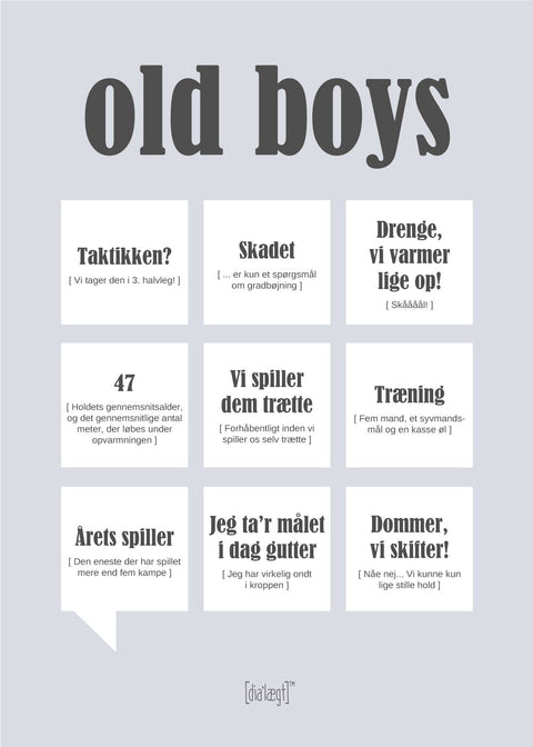 Old Boys Plakat