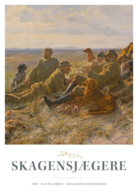 Skagensjægere - P.S. Krøyer plakat