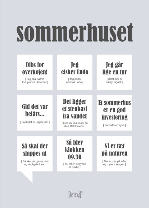 Sommerhuset plakat