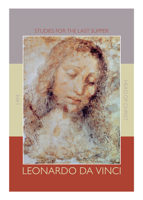 Studies for the last supper - Leonardo da Vinci kunstplakat