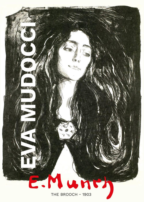 The brooch - Edvard Munch