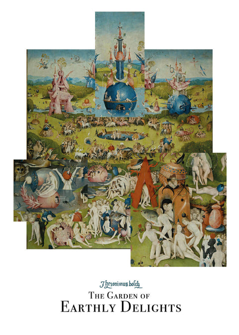 The garden of earthly delights - Hieronymus Bosch museumsplakat